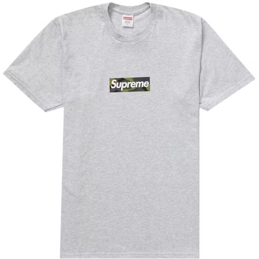 Supreme Box Logo Tee Ash Grey (Camo) FW23